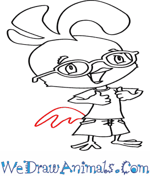 300x350 How To Draw Chicken Little