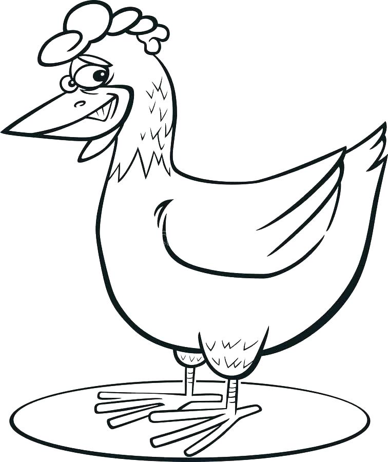 756x900 Ugly Duckling Coloring Pages Chicken Little Us Moana