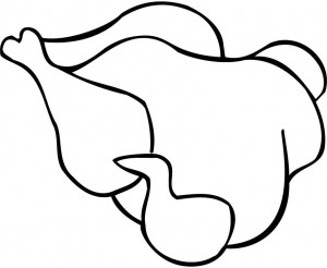 300x246 Chicken Outline Fun Pics Images