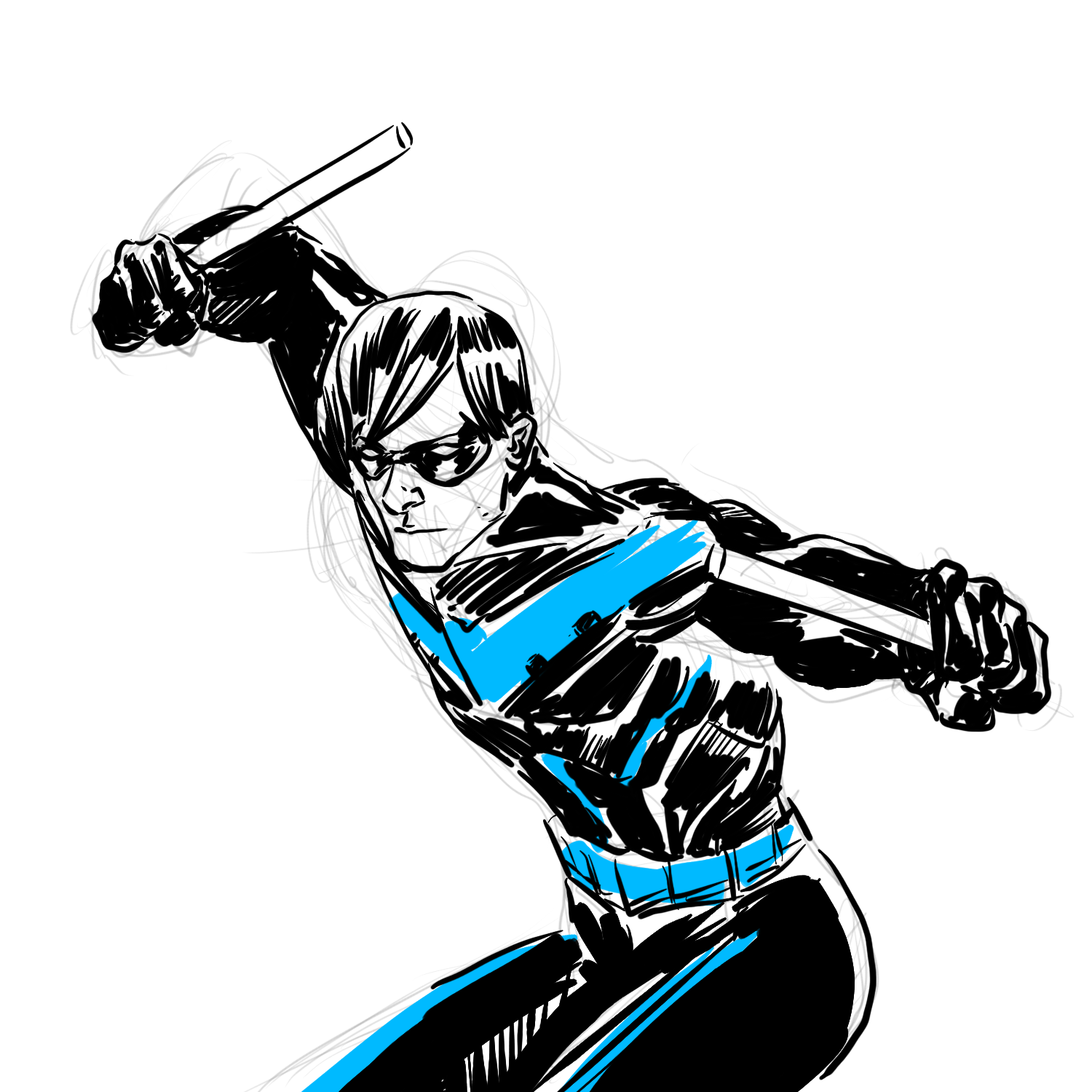 1500x1500 Daily Doodle Chicken Scratch