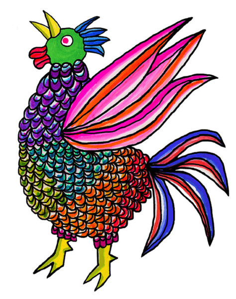 474x600 Chicken Wing Drawings Fine Art America