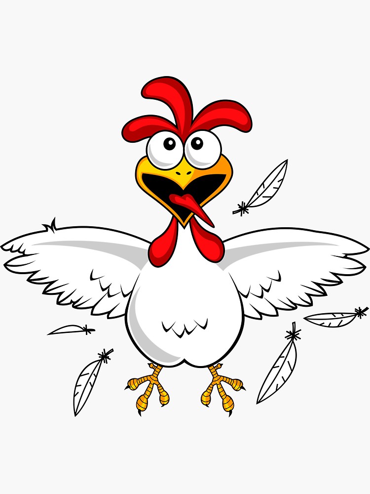 750x1000 Cartoon Chicken Art