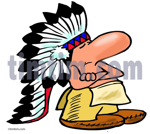 573x513 Free Drawing Of American Indian Chief From The Category History