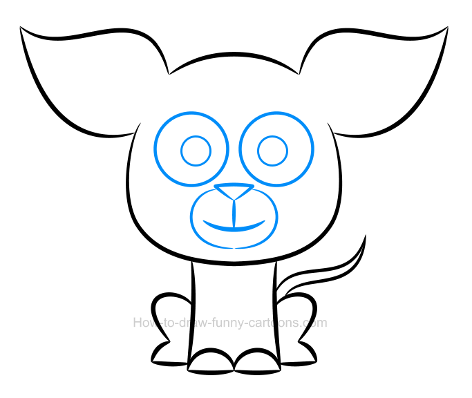 683x576 How To Draw An Illustration Of A Chihuahua