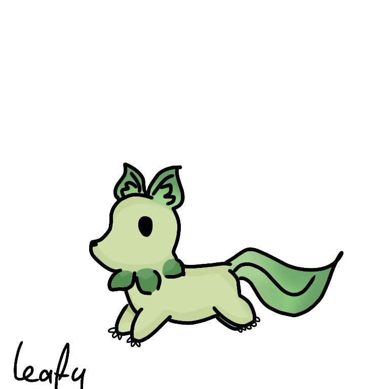 768x768 chikorita as a fox artdrawing amino amino
