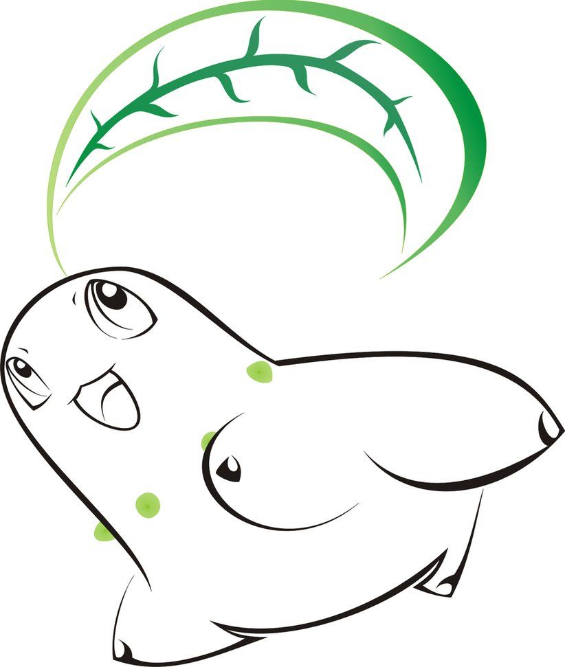 822x971 pokemon chikorita tattoo idea tattoos tattoos, tribal pokemon