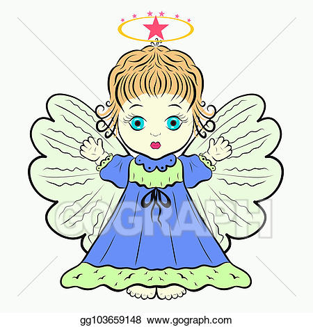 450x470 Huge Collection Of 'cute Angel Drawing' Download More Than