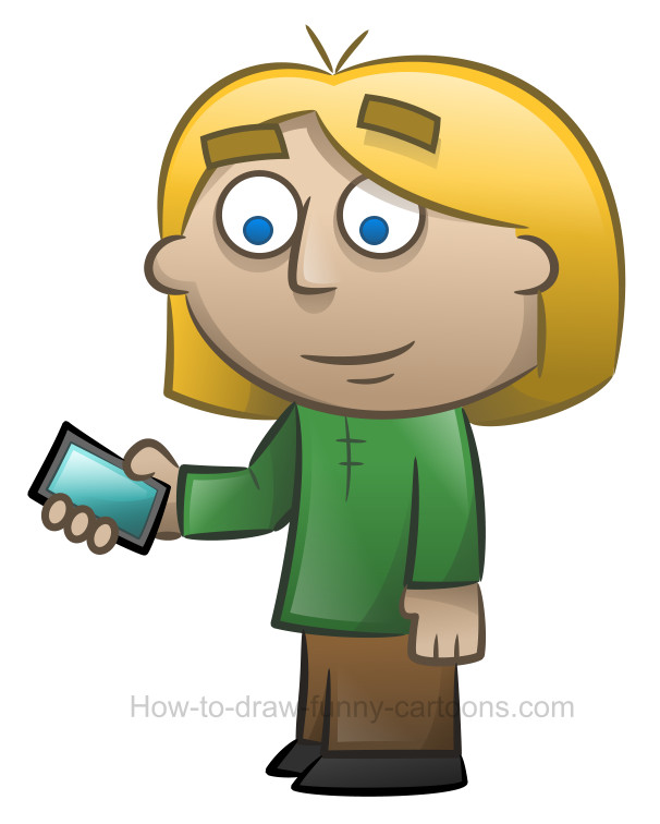 606x756 How To Draw A Cartoon Child