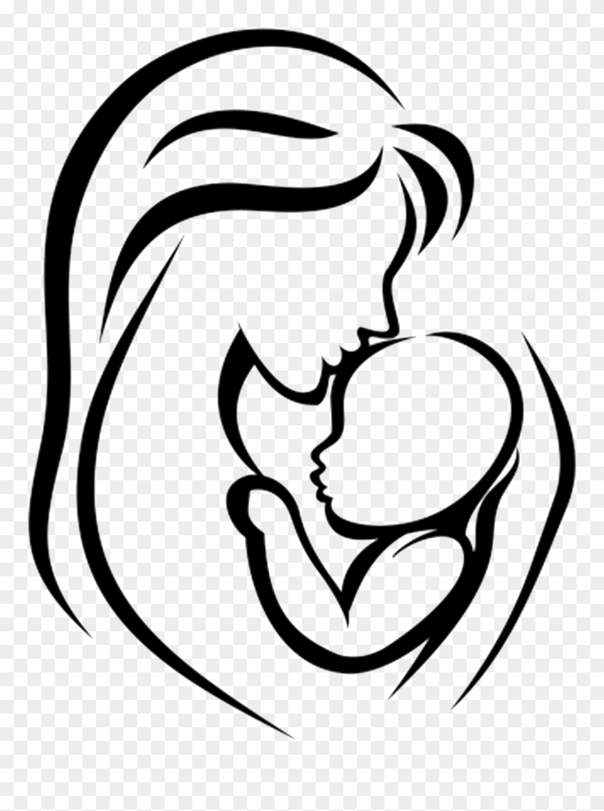 880x1182 Mother Infant Child Clip Art