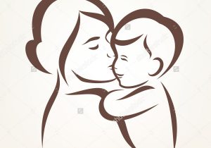 300x210 Huge Collection Of 'mother And Child Drawing' Download More Than