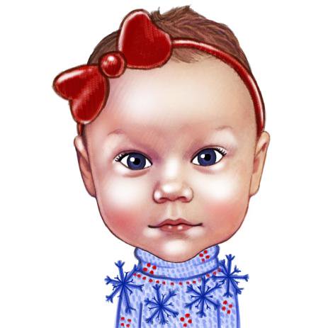 463x463 High Quality Kid Caricature Custom Ordering, Christmas Style
