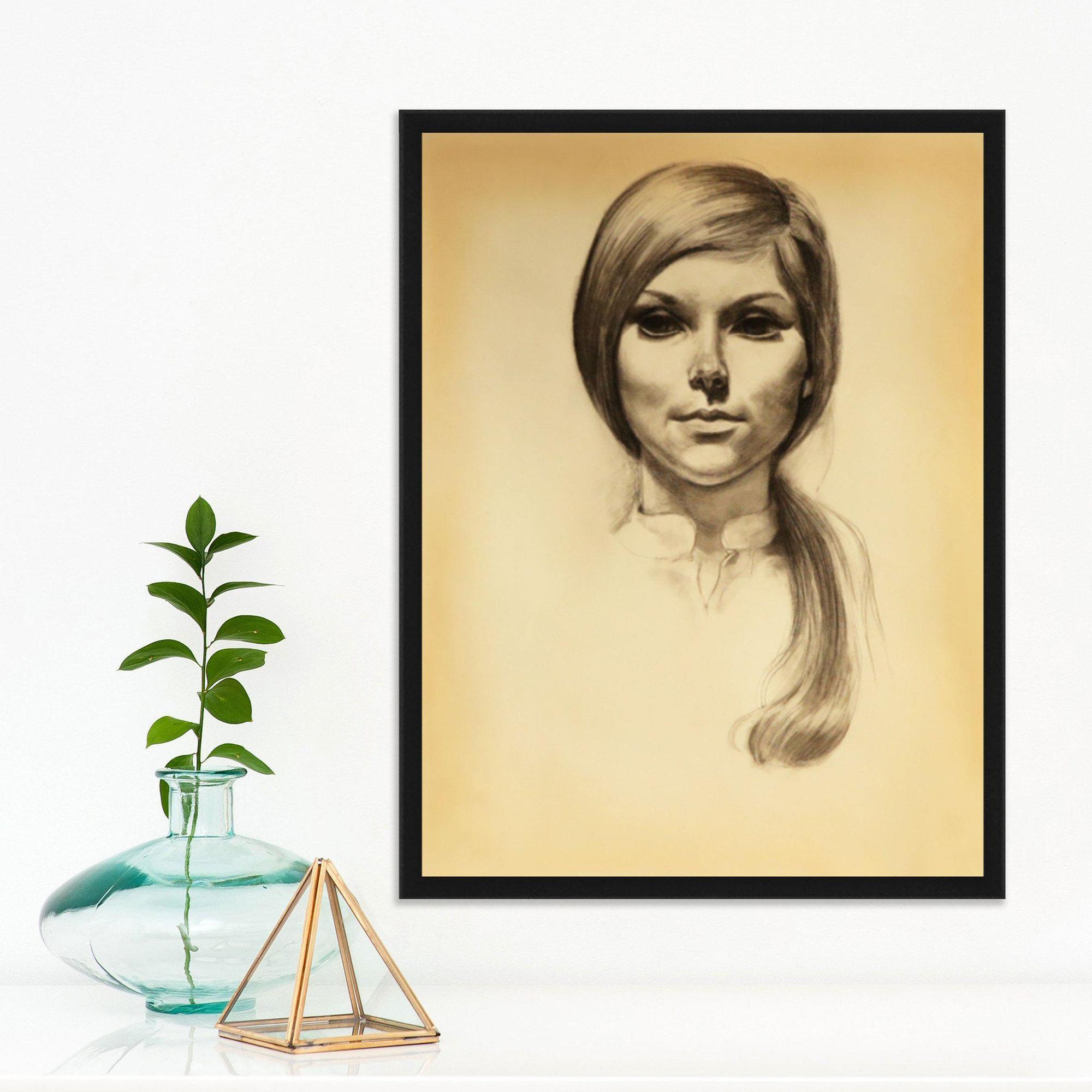 2000x2000 Portrait Poster Child Prints Found Art One Of A Kind