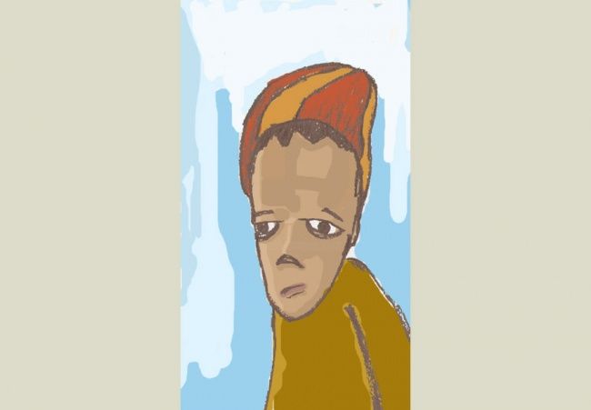 650x451 Portrait Type Drawing