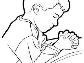 Child Praying Drawing | Free download on ClipArtMag