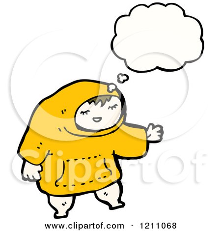 450x470 Cartoon Of A Child In A Hoodie Thinking