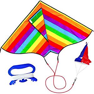 300x300 Kite For Kids And Adults, Large Rainbow Kites For Children Easy