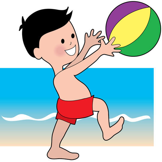 540x540 Boy Playing With Beach Ball