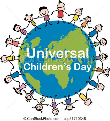 426x470 Vector Illustration Of Happy Children's Day Vector