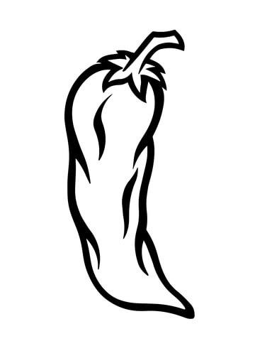 360x480 Collection Of 'chilli Drawing' Download More Than Images