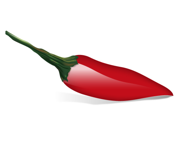 600x480 Illustrating A Chili Pepper With Illustrator's Envelope Distort Tool