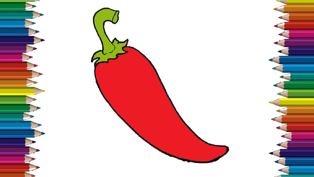 1280x720 How To Draw Chili Peppers
