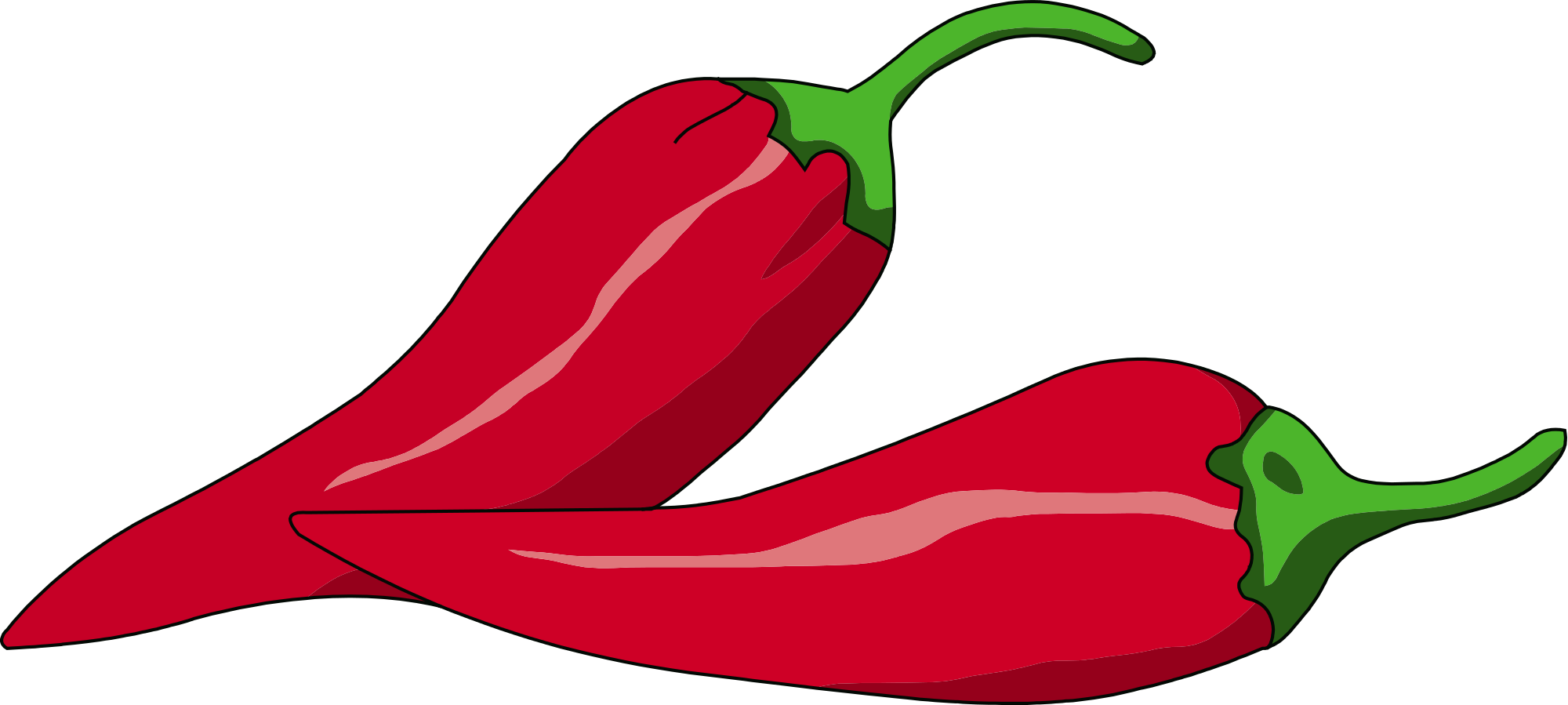 2000x899 Chili Drawing Transparent Png Clipart Free Download