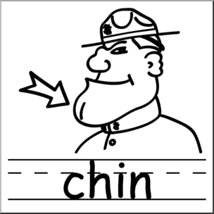 304x304 Clip Art Basic Words Chin Bampw Labeled I Abcteach