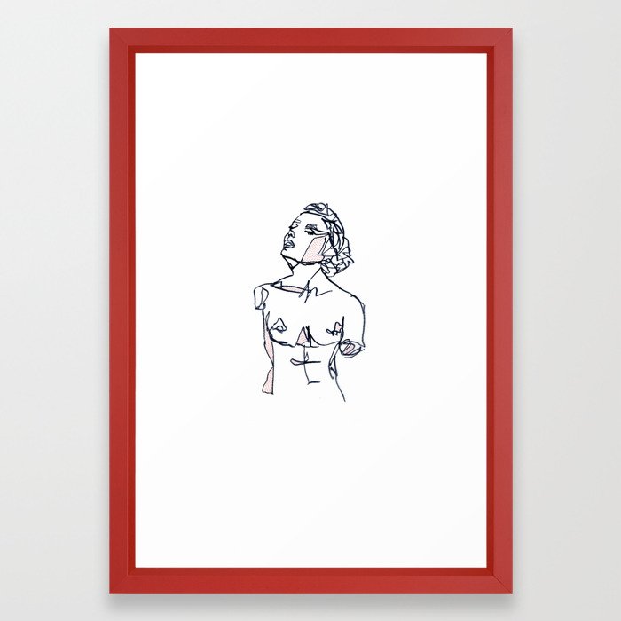 700x700 Chin Up Framed Art Print