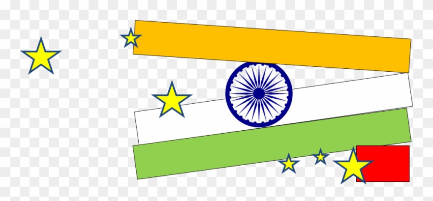 880x409 India China Flags