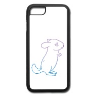 190x190 happy cute chinchilla mouse rabbit iphone case spreadshirt