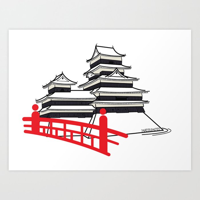 700x700 Icon O Tecture Matsumoto Castle Art Print