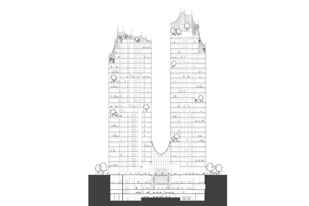 1280x853 Mad Architects' Towers For The Chaoyang Park Plaza Look Like