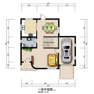 360x360 China American Style Prefabricated Steel Structure Frame House