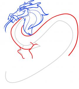 269x302 Draw A Cartoon Chinese Dragon, Step