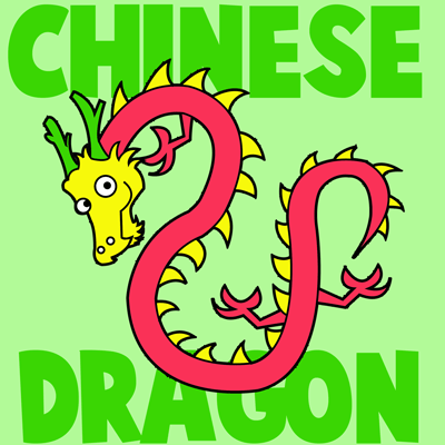 400x400 How To Draw Chinese Dragons With Easy Step