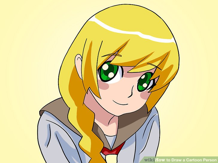 728x546 How To Draw A Cartoon Person Steps