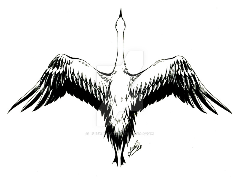 800x590 Chinese Crane Tattoo