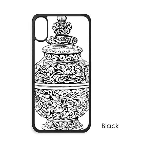 569x569 Chinese Culture Qing Dynasty Vase Line For Iphone X