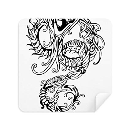 425x425 Line Painting Dragon Chinese Culture Art Glasses