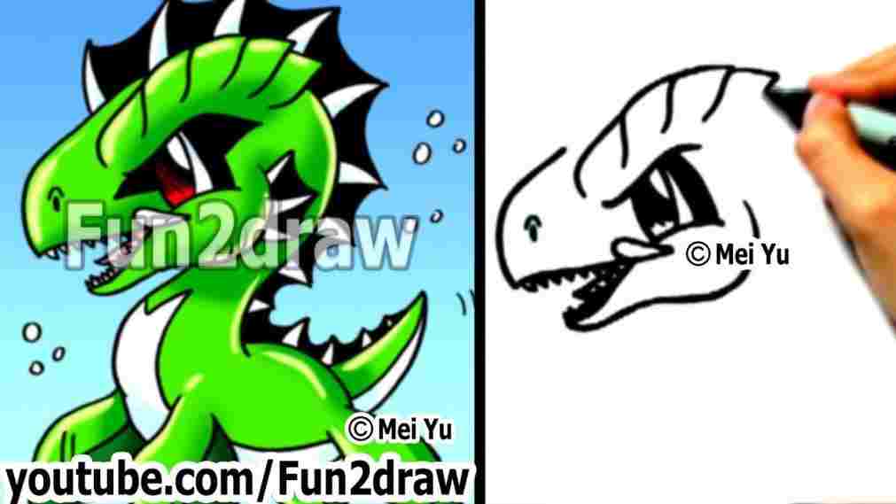 1011x569 Easy Easy Draw Dragon Cartoon