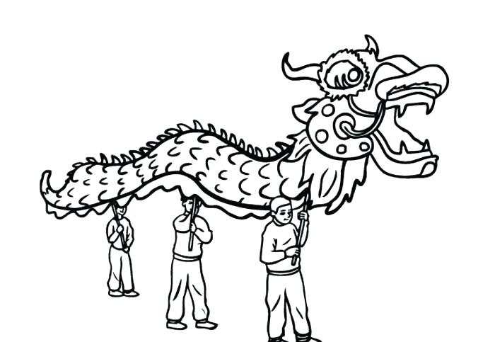 700x483 Chinese New Year Dragon Drawing