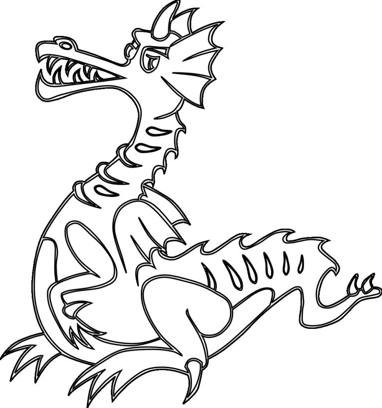 768x820 Chinese Dragon Coloring Pages Inspirational Collection Free