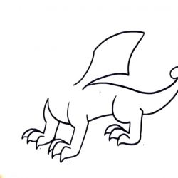 250x250 dragon drawing easy and cute toothless chinese step