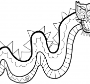 181x170 Free Printable Dragon Coloring Pages For Kids Art
