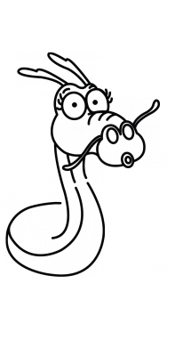 215x382 How To Draw A Chinese Dragon, Easy Step