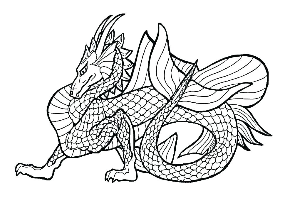 970x692 Chinese Dragon Coloring Pages Dragon Coloring Pages