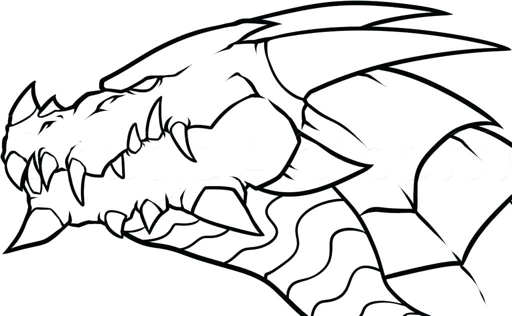 1024x633 Drawing A Dragon Easy Chinese Dragon Drawing Easy Step