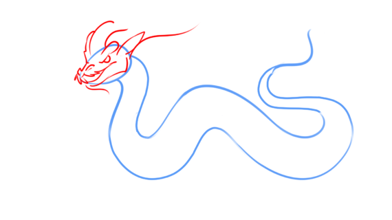 Chinese Dragon Drawing Step By Step | Free download on ClipArtMag