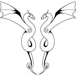 300x300 Fresh Simple Dragon Drawing