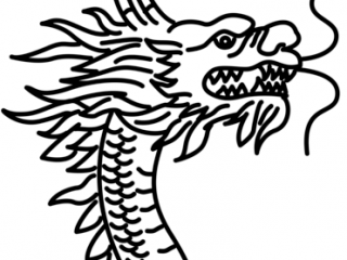 320x240 Chinese Dragon Head Pictures To Print Chinese Dragon Head Coloring